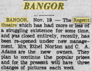 Regent Theatre - Nov 19 1932 (newer photo)